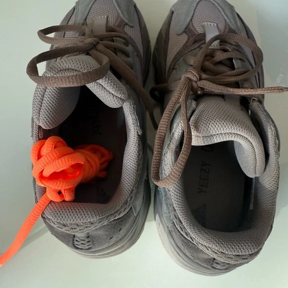 Yeezy Gray and Brown Sneakers - Picture 4 of 6